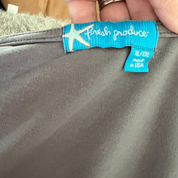 Fresh Produce gray tunic w/ empire waist in XL/XXL - Picture 8 of 10